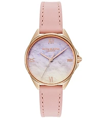 Olivia Burton Women's Azure Quartz Analog Leather Strap Watch