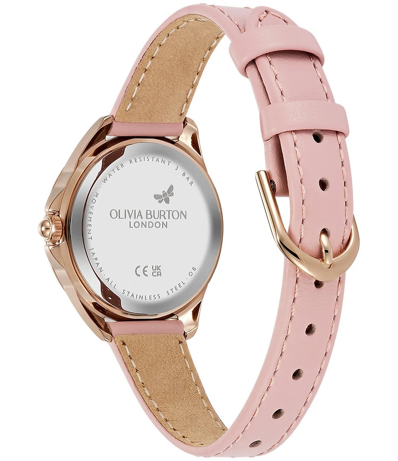 Olivia Burton Women's Azure Quartz Analog Leather Strap Watch