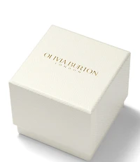 Olivia Burton Women's Azure Quartz Analog Thin Stainless Steel Mesh Bracelet Watch