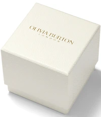 Olivia Burton Women's Bejeweled Quartz Analog Gold Tone Stainless Steel Bracelet Watch