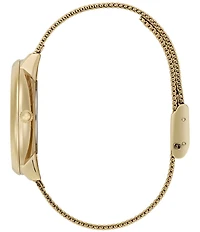 Olivia Burton Women's Celestial Nova Quartz Analog Stainless Steel Mesh Bracelet Watch