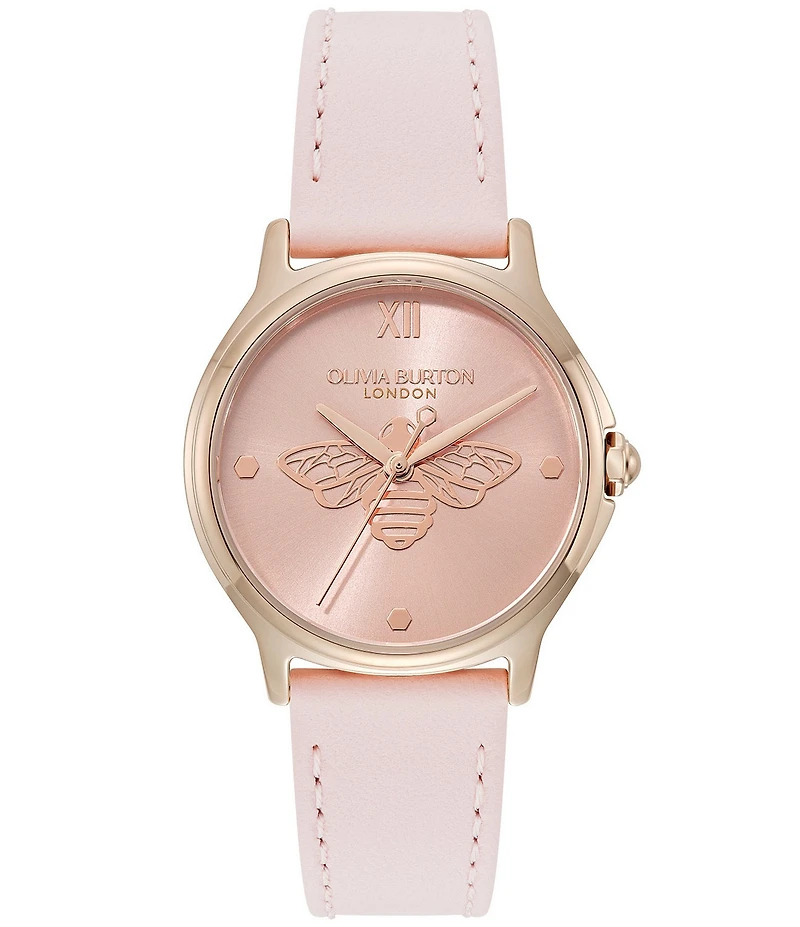 Olivia Burton Women's Classic Quartz Analog Leather Strap Watch