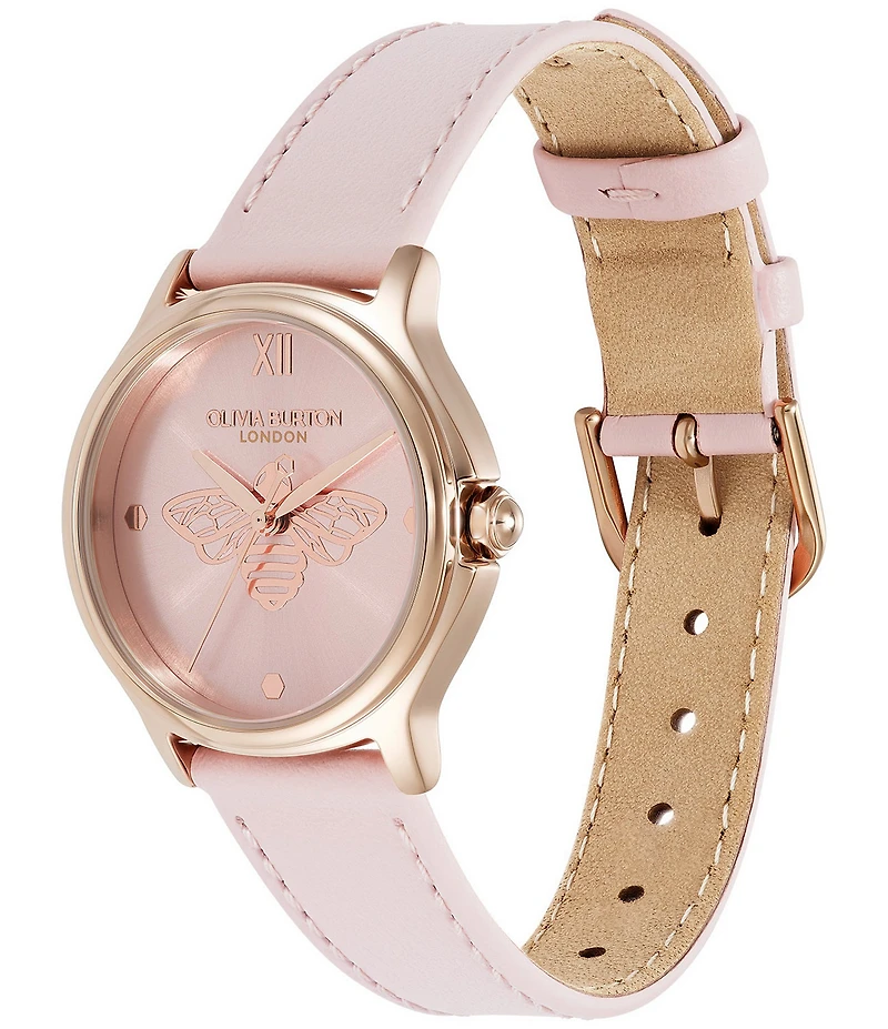 Olivia Burton Women's Classic Quartz Analog Leather Strap Watch