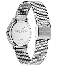 Olivia Burton Women's Classic Quartz Analog Stainless Steel Mesh Bracelet Watch