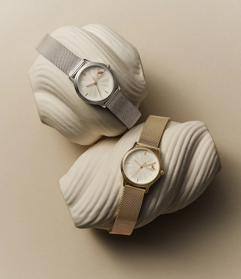 Olivia Burton Women's Classic Quartz Analog Stainless Steel Mesh Bracelet Watch