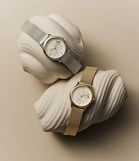 Olivia Burton Women's Classic Quartz Analog Stainless Steel Mesh Bracelet Watch