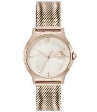 Olivia Burton Women's Classic Quartz Analog Stainless Steel Mesh Bracelet Watch