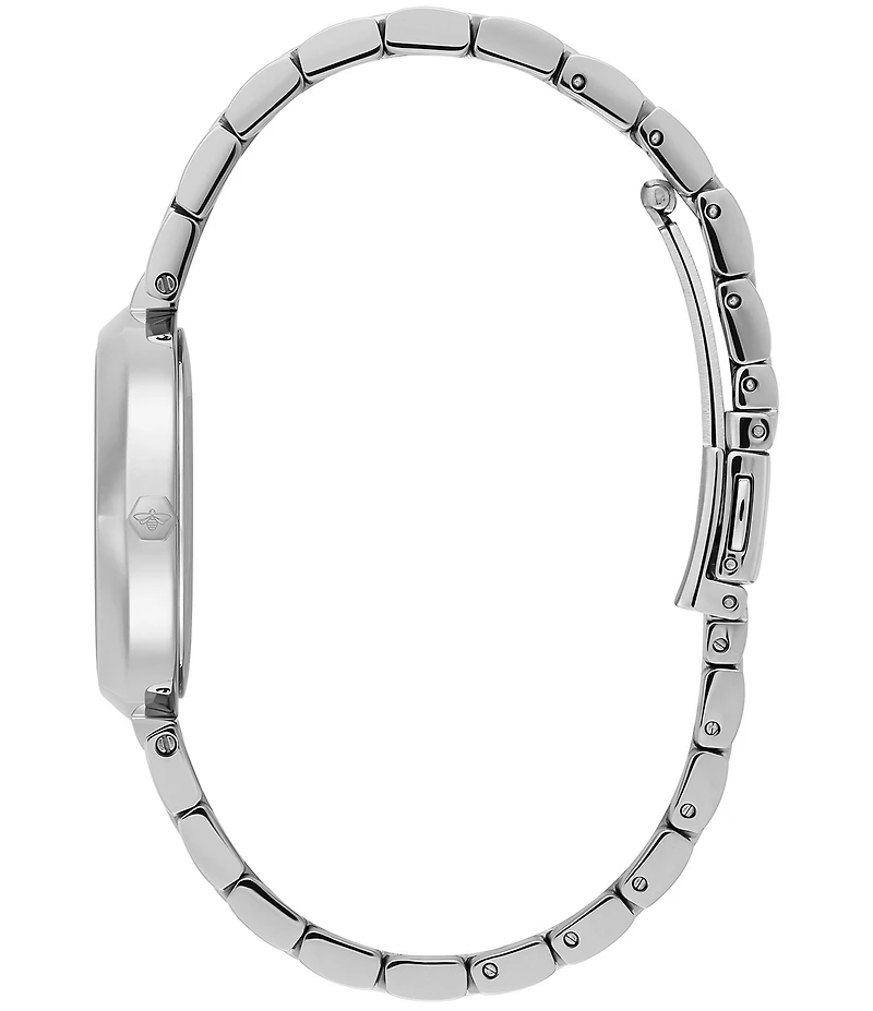 Olivia Burton Women's Dimension T-Bar Quartz Analog Stainless Steel Bracelet Watch