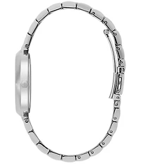 Olivia Burton Women's Dimension T-Bar Quartz Analog Stainless Steel Bracelet Watch