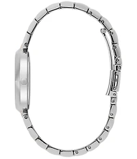 Olivia Burton Women's Dimension T-Bar Quartz Analog Two Tone Stainless Steel Bracelet Watch