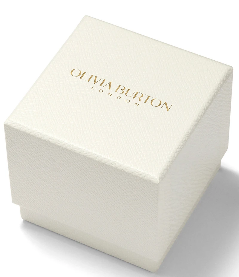 Olivia Burton Women's Dimension T-Bar Quartz Analog Two Tone Stainless Steel Bracelet Watch