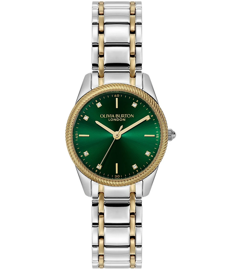 Olivia Burton Women's Egerton Quartz Analog Two Tone Stainless Steel Bracelet Watch