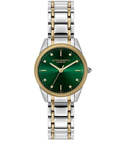 Olivia Burton Women's Egerton Quartz Analog Two Tone Stainless Steel Bracelet Watch
