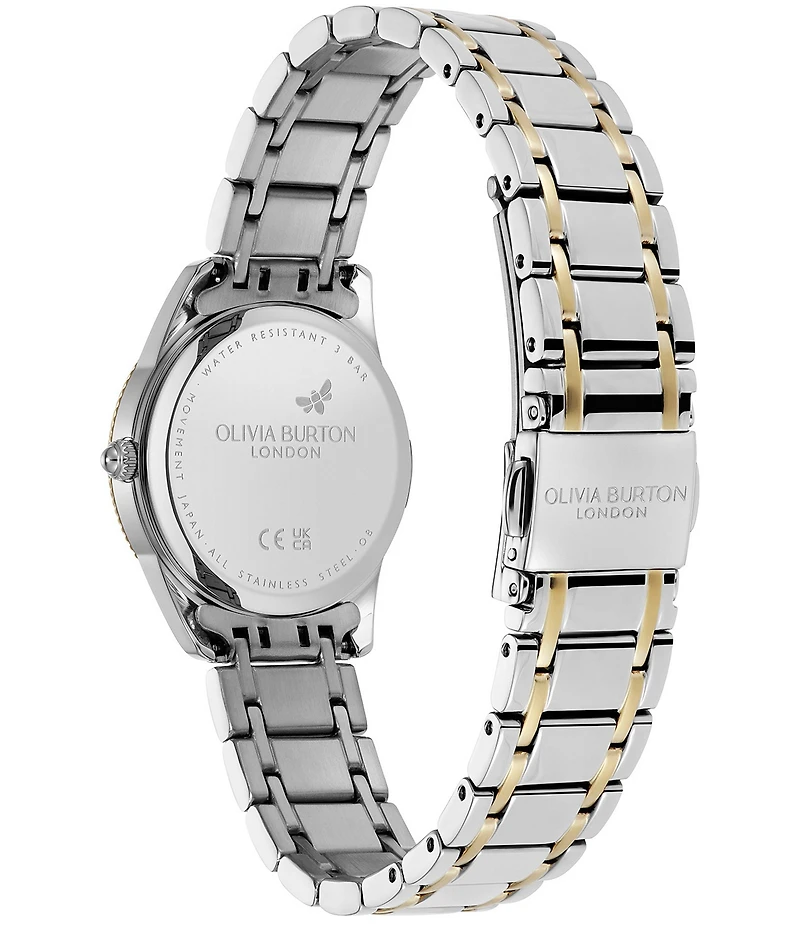 Olivia Burton Women's Egerton Quartz Analog Two Tone Stainless Steel Bracelet Watch