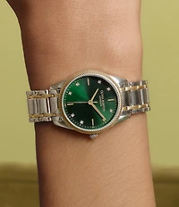 Olivia Burton Women's Egerton Quartz Analog Two Tone Stainless Steel Bracelet Watch