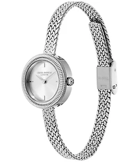 Olivia Burton Women's Finer Quartz Analog Stainless Steel Mesh Bracelet Watch