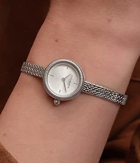 Olivia Burton Women's Finer Quartz Analog Stainless Steel Mesh Bracelet Watch