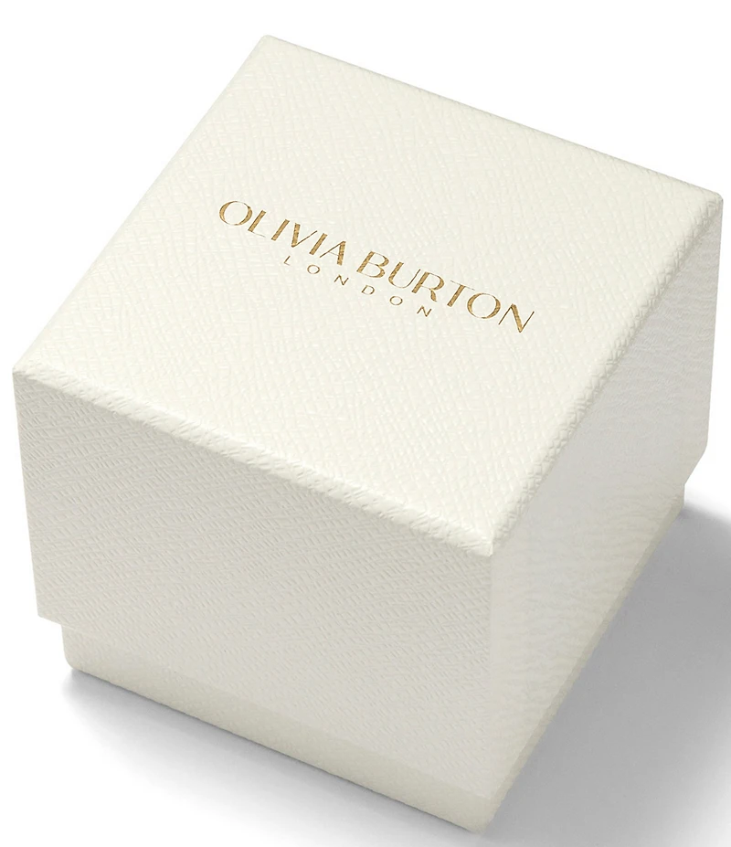 Olivia Burton Women's Finer Quartz Analog Stainless Steel Mesh Bracelet Watch