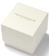 Olivia Burton Women's Finer Quartz Analog Stainless Steel Mesh Bracelet Watch