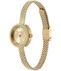 Olivia Burton Women's Finer Quartz Analog Stainless Steel Mesh Bracelet Watch