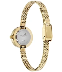 Olivia Burton Women's Finer Quartz Analog Stainless Steel Mesh Bracelet Watch