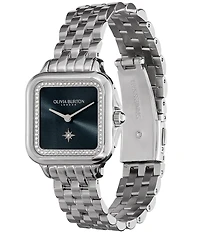 Olivia Burton Women's Grosvenor Blue & Silver Bracelet Watch