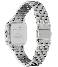 Olivia Burton Women's Grosvenor Blue & Silver Bracelet Watch