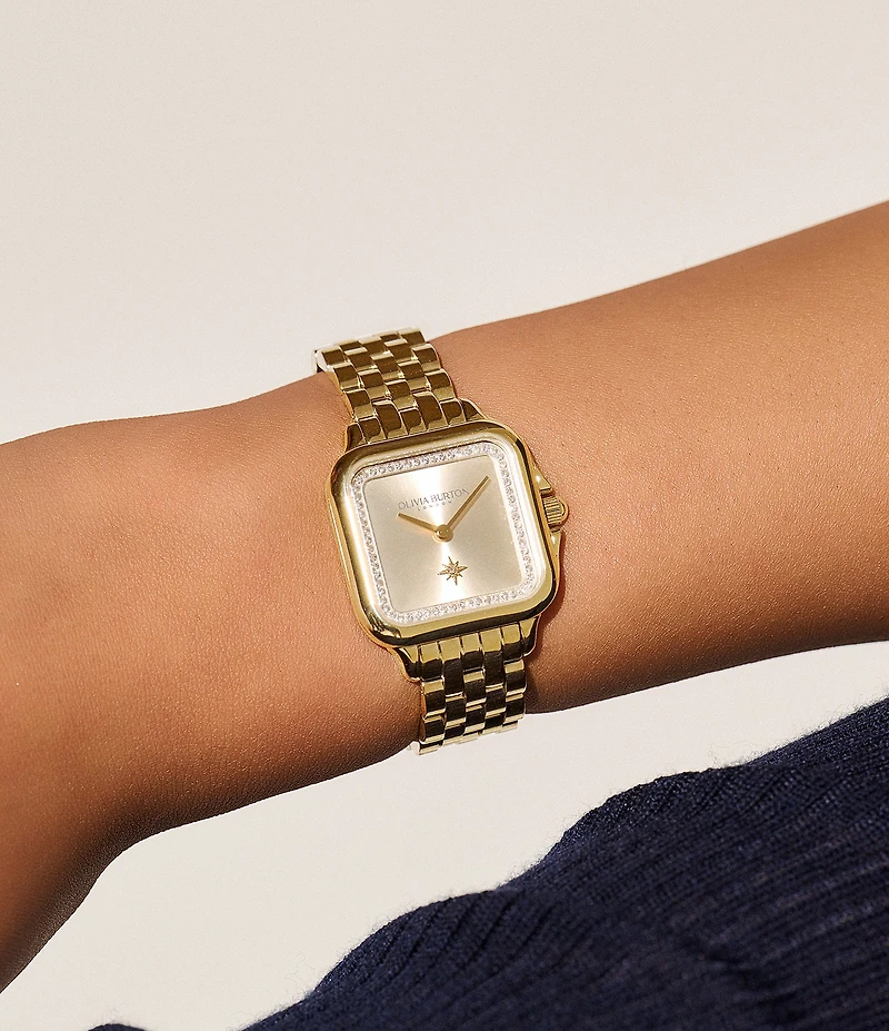 Olivia Burton Women's Grosvenor Quartz Analog Bracelet Watch