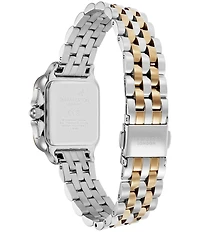 Olivia Burton Women's Grosvenor Quartz Analog Two Tone Stainless Steel Bracelet Watch