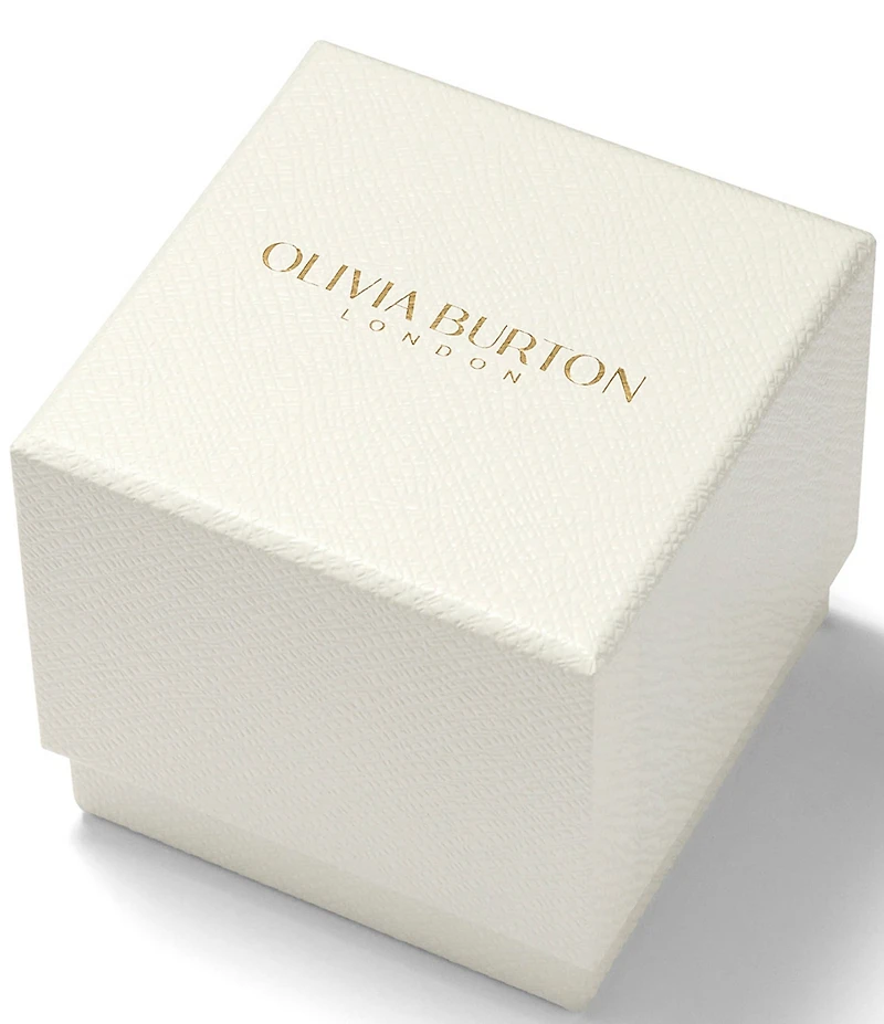 Olivia Burton Women's Grosvenor Quartz Analog Two Tone Stainless Steel Bracelet Watch