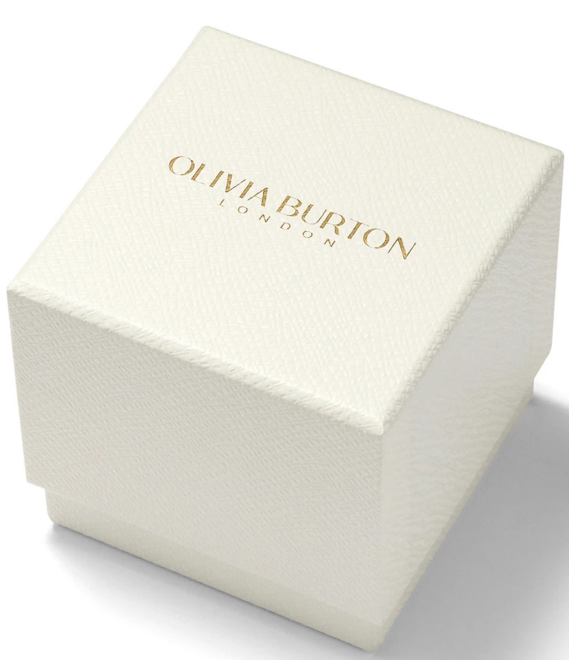 Olivia Burton Women's Grosvenor Quartz Analog Two Tone Stainless Steel Bracelet Watch