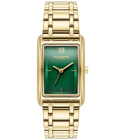 Olivia Burton Women's Grove Quartz Analog Gold Tone Stainless Steel Bracelet Watch