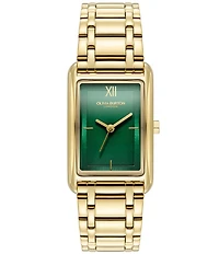 Olivia Burton Women's Grove Quartz Analog Gold Tone Stainless Steel Bracelet Watch