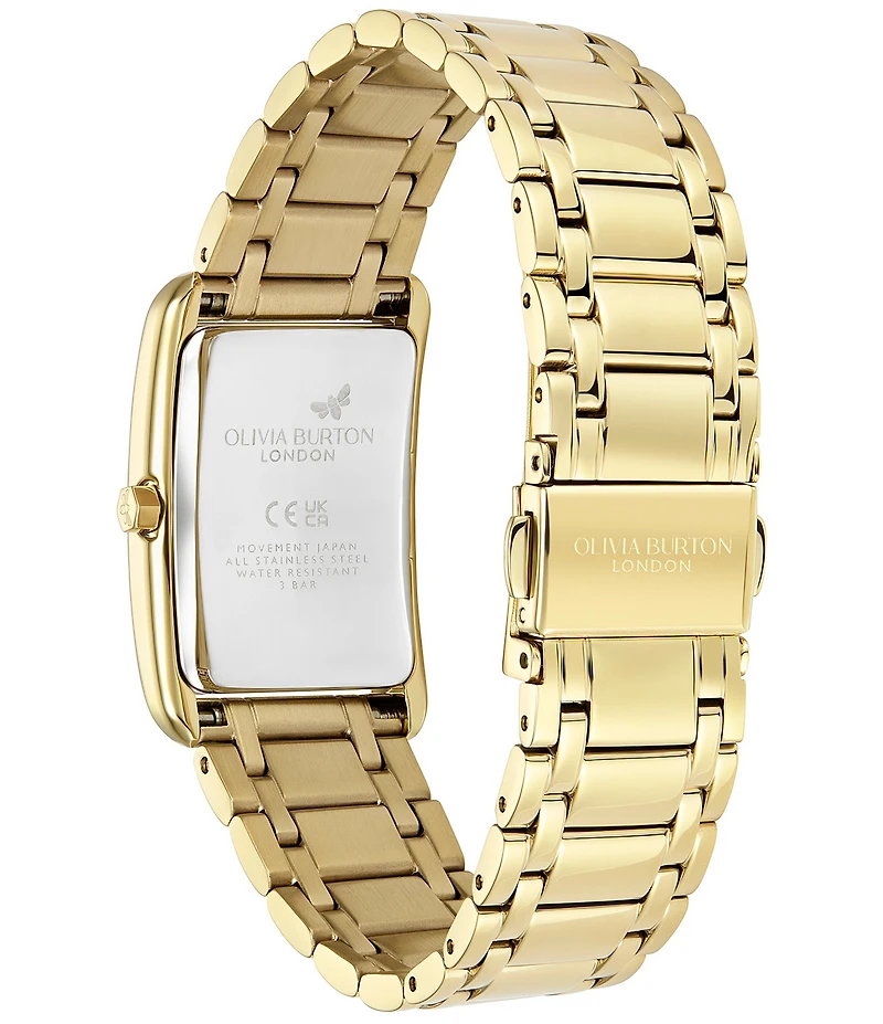 Olivia Burton Women's Grove Quartz Analog Gold Tone Stainless Steel Bracelet Watch