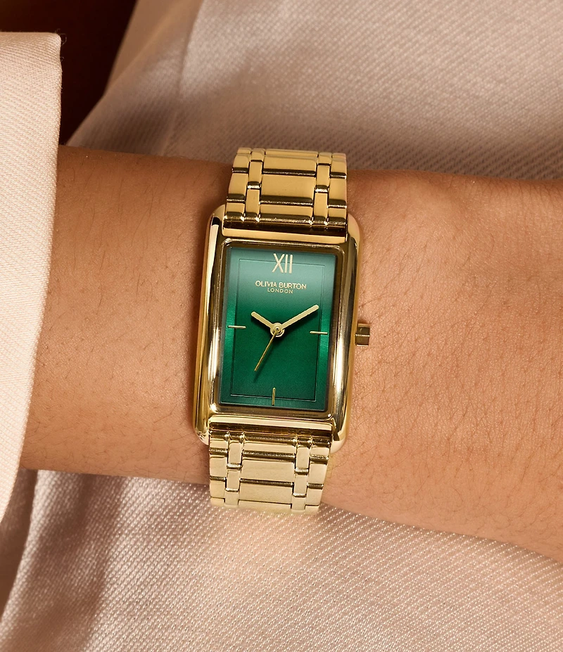 Olivia Burton Women's Grove Quartz Analog Gold Tone Stainless Steel Bracelet Watch