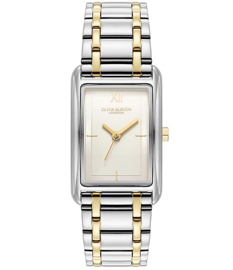 Olivia Burton Women's Grove Quartz Analog Two Tone Stainless Steel Bracelet Watch
