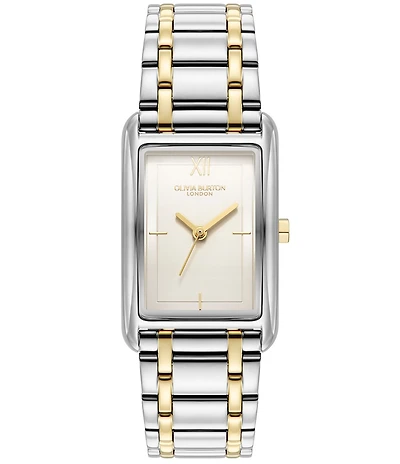 Olivia Burton Women's Grove Quartz Analog Two Tone Stainless Steel Bracelet Watch