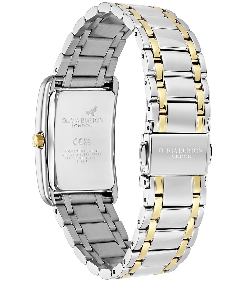 Olivia Burton Women's Grove Quartz Analog Two Tone Stainless Steel Bracelet Watch