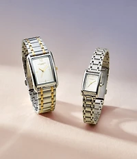 Olivia Burton Women's Grove Quartz Analog Two Tone Stainless Steel Bracelet Watch