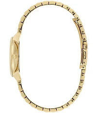 Olivia Burton Women's Honeycomb Ultra Slim Quartz Analog Gold Tone Stainless Steel Bracelet Watch