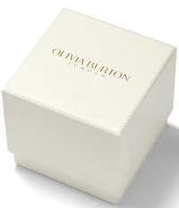 Olivia Burton Women's Honeycomb Ultra Slim Quartz Analog Gold Tone Stainless Steel Bracelet Watch