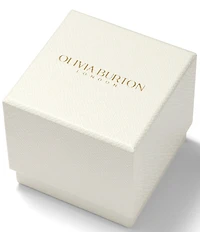 Olivia Burton Women's Honeycomb Ultra Slim Quartz Analog Two Tone Stainless Steel Bracelet Watch