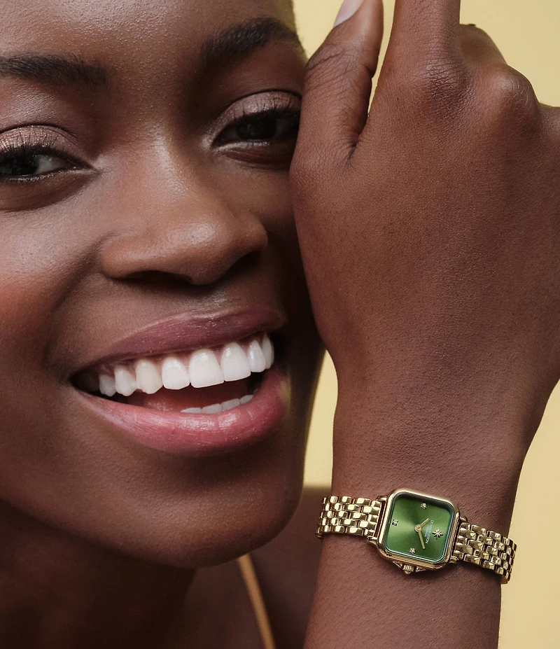 Olivia Burton Women's Mini Grosvenor Quartz Analog Stainless Steel Bracelet Watch