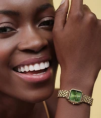 Olivia Burton Women's Mini Grosvenor Quartz Analog Stainless Steel Bracelet Watch