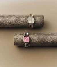 Olivia Burton Women's Mini Grosvenor Quartz Analog Stainless Steel Bracelet Watch