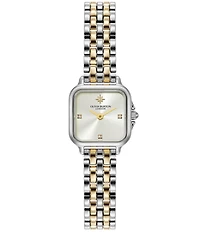 Olivia Burton Women's Mini Grosvenor Quartz Analog Stainless Steel Bracelet Watch