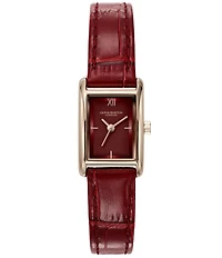 Olivia Burton Women's Mini Grove Quartz Analog Leather Strap Watch