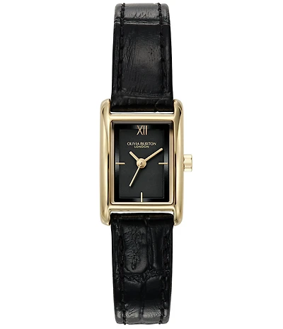 Olivia Burton Women's Mini Grove Quartz Analog Leather Strap Watch