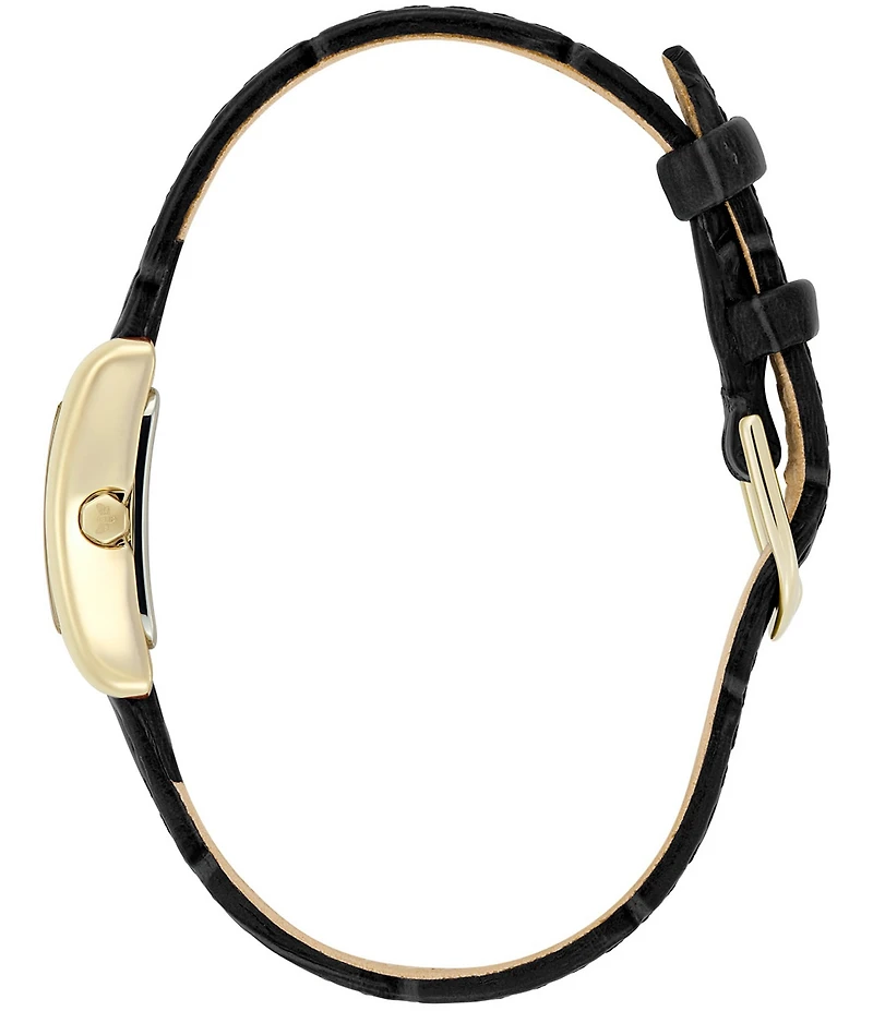 Olivia Burton Women's Mini Grove Quartz Analog Leather Strap Watch