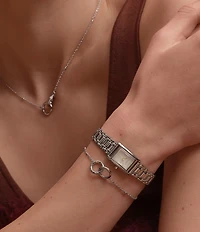 Olivia Burton Women's Mini Grove Quartz Analog Stainless Steel Bracelet Watch